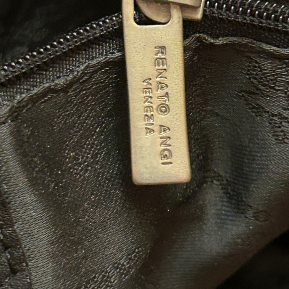 Renato Angi Beige Bag Flower Leather Strap Handbag - Picture 6 of 15